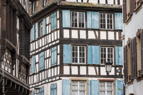 Half-timbered old housed of Strasbourg, France