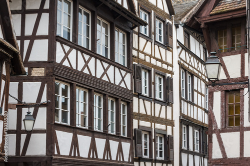 Half-timbered old housed of Strasbourg, France