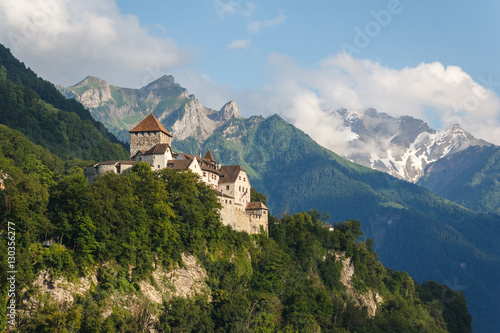 Vaduz castle in the capital of Liechtenstein