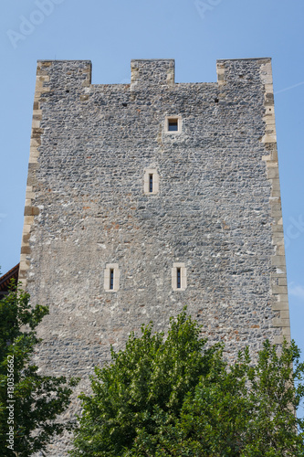 Ruins of the castle in Celje, Slovenia
