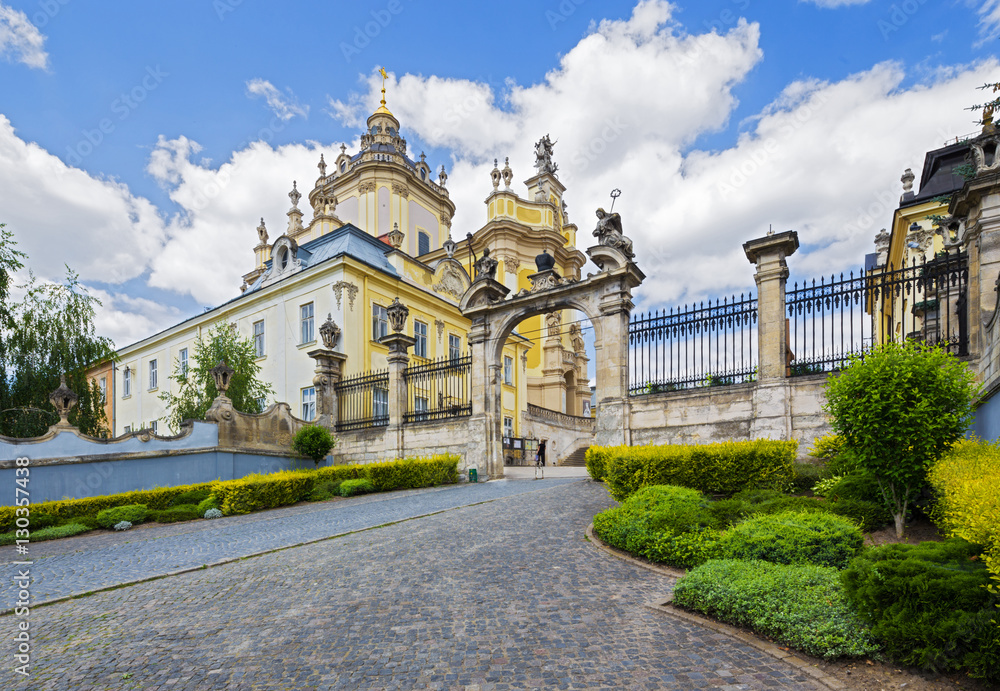 Obraz premium St. George's Cathedral in Lviv, Ukraine.