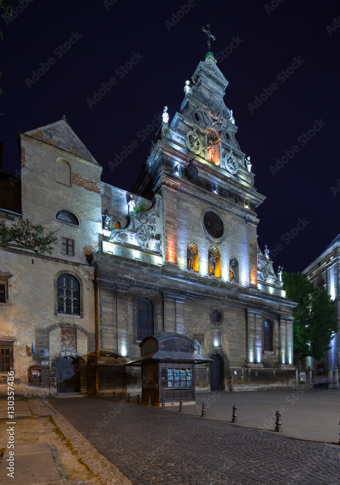 Obraz premium St. Andrew's Church. Lviv. Ukraine.