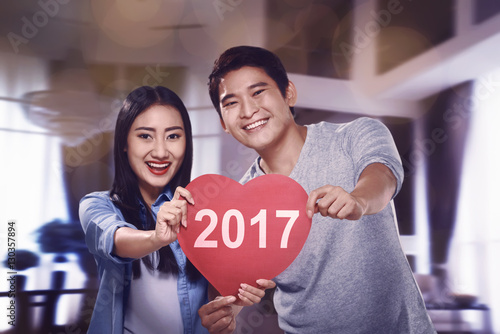 New Year Concept For Couple