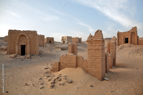 Tombs of the Al-Bagawat (El-Bagawat), an early Christian necropolis, one of the oldest in the world, Kharga Oasis, Egypt 
