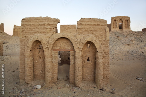 Tombs of the Al-Bagawat (El-Bagawat), an early Christian necropolis, one of the oldest in the world, Kharga Oasis, Egypt 
