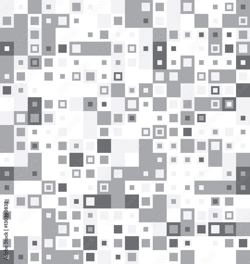 Abstract gray seamless texture pattern from sqaures. Vector ...