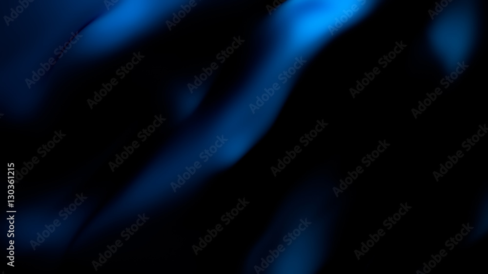 Beautiful background with drapery and folds of silk. 3D illustra Stock