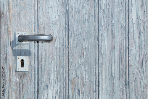 wood door for wallpaper or urban background © OceanProd