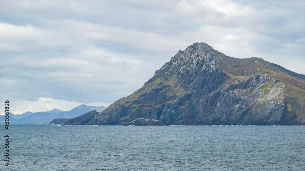 Cape Horn Southernmost Tip of South America Medium Shot of Mountain Meeting the Pacific and Atlantic Oceans Border Cape Horn Southernmost Tip of South America Medium Shot of Mountain Meeting the Pacific and Atlantic Oceans Border