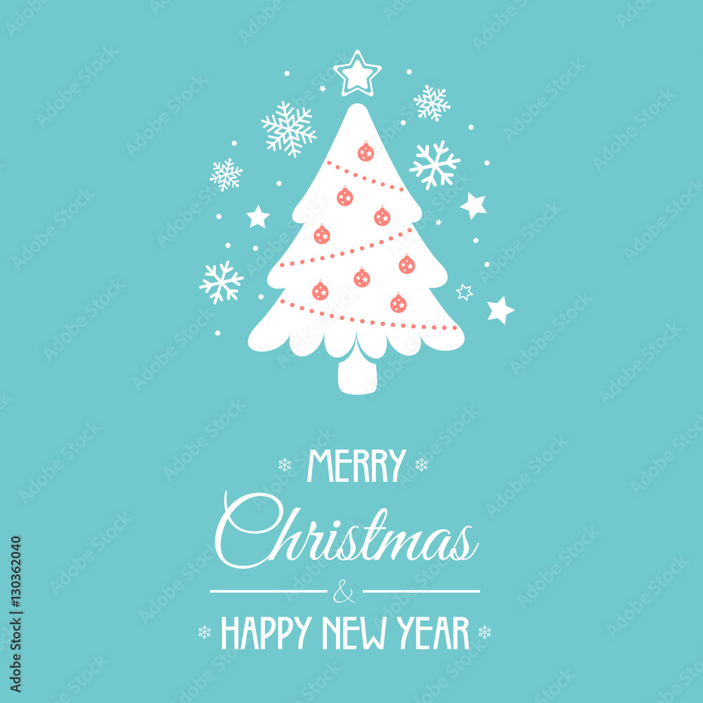 Christmas background with Christmas tree, vector illustration. Christmas background with Christmas tree, vector illustration.