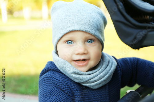Close up view of cute littl...