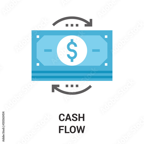 money flow icon concept