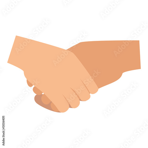 Wallpaper Mural handshake deal isolated icon vector illustration design Torontodigital.ca