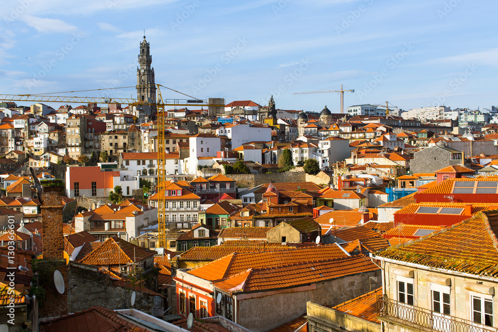 Porto, Portugal, old town view.