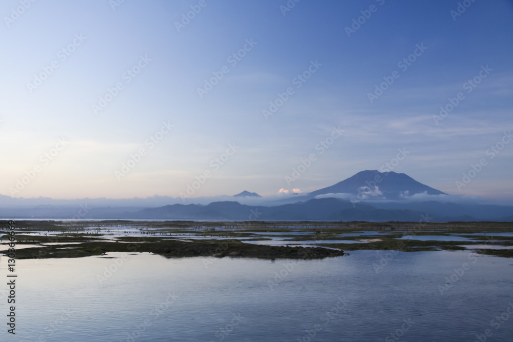 gunung agung volcano bali indonesia