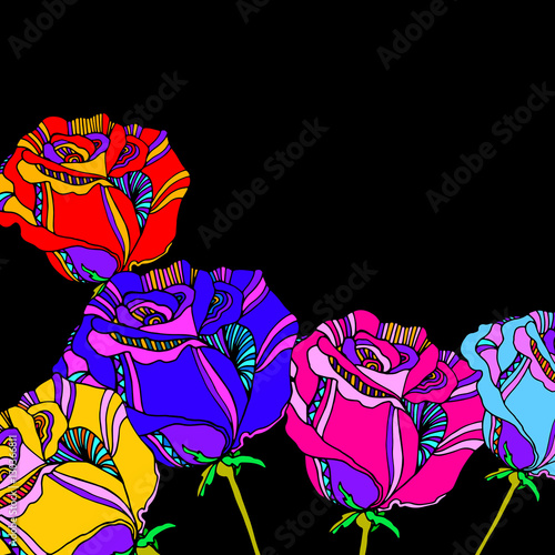floral flower rose spring summer background botanical