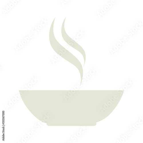soup dish isolated icon vector illustration design