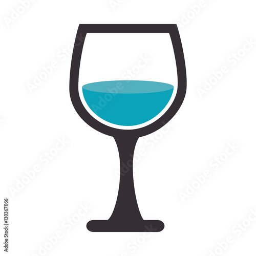 wine cup isolated icon vector illustration design