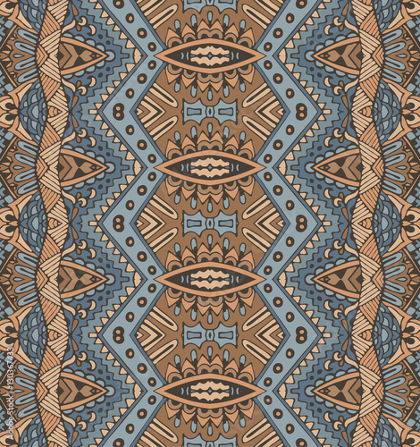 ethnic geometric striped seamless tribal pattern 