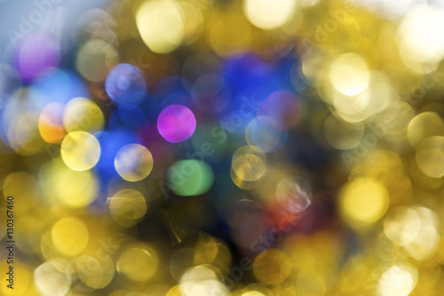 Abstract blurry colorful bokeh background