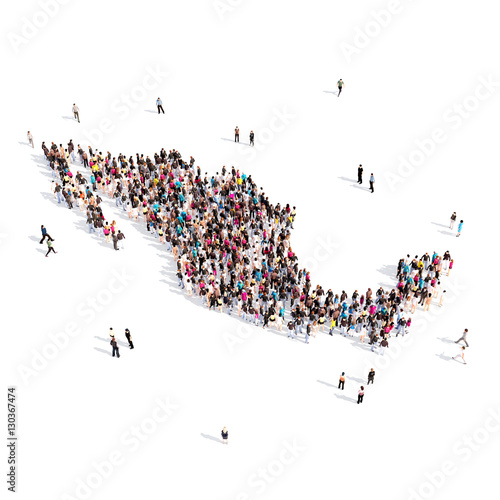 people group shape map Mexico