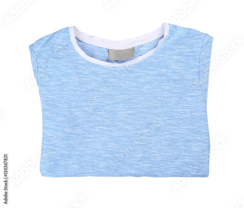 Blank color t-shirt on white background