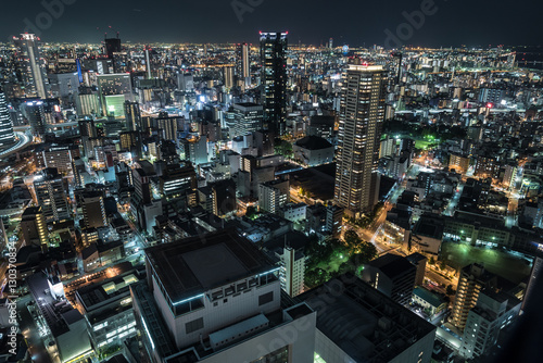 Osaka Night View -                