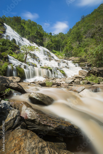 Mae Ya waterfall in Doi Inthanon national park, Chiang Mai, Thailand