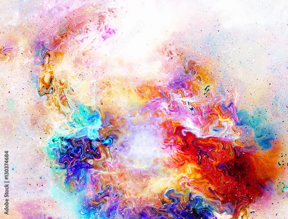 Cosmic space and stars, color cosmic abstract background. Fire effect in space. Cosmic space and stars, color cosmic abstract background. Fire effect in space.