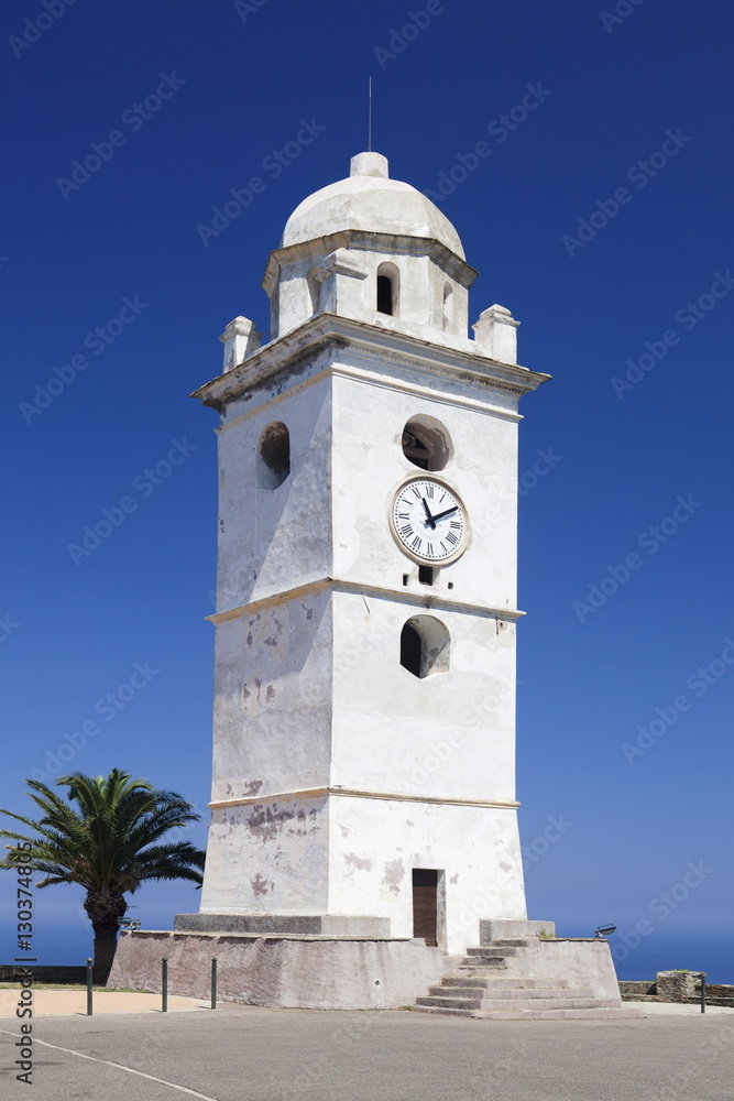 Bell tower, Canari, Corsica, France, Mediterranean Bell tower, Canari, Corsica, France, Mediterranean