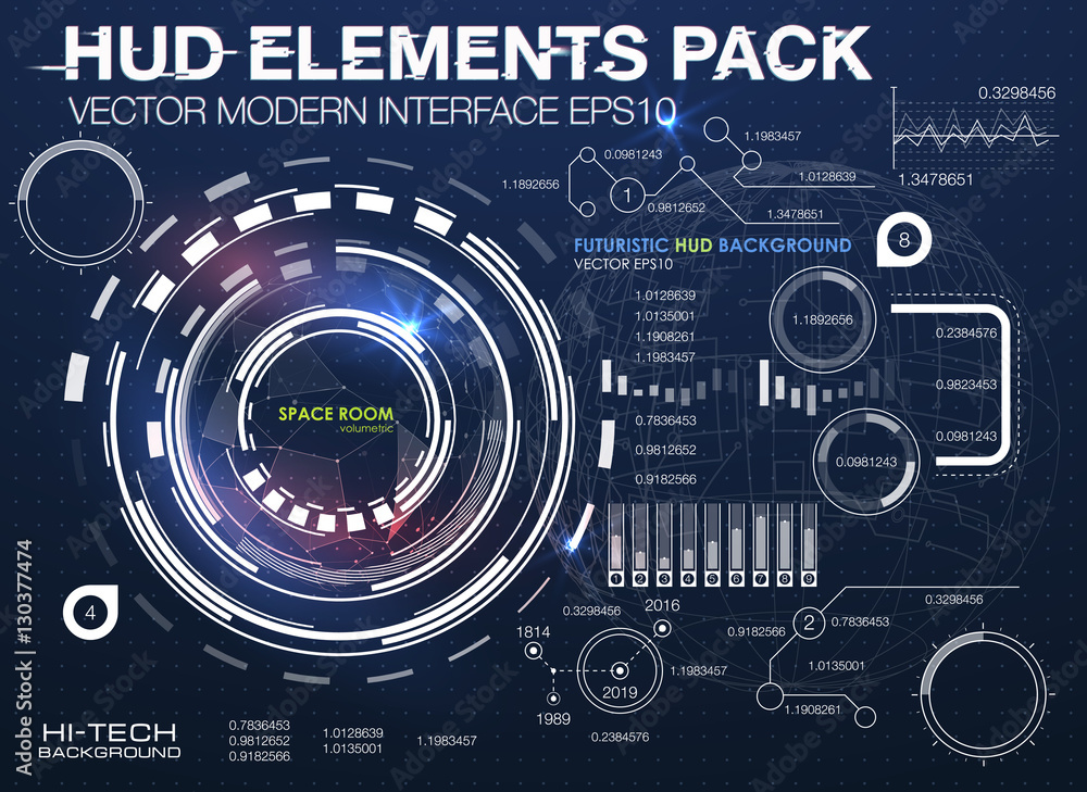 Infographic elements. futuristic user interface HUD UI UX. Abstract background with connecting dots and lines. Connection structure. Vector science background. Business abstract Vector illustration Infographic elements. futuristic user interface HUD UI UX. Abstract background with connecting dots and lines. Connection structure. Vector science background. Business abstract Vector illustration