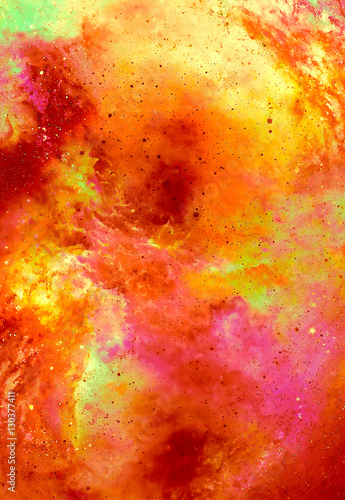 Cosmic space and stars  color cosmic abstract background.