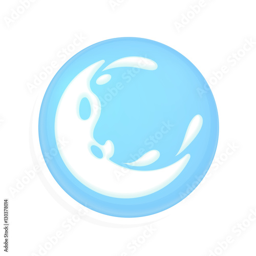 Round icon with Splash of M...