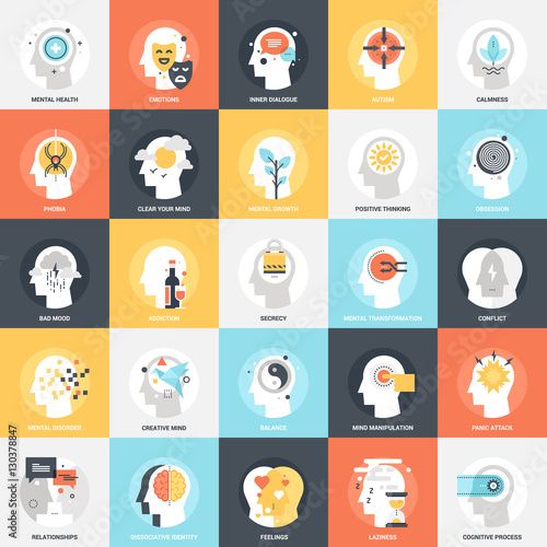 Human Psychology Icons