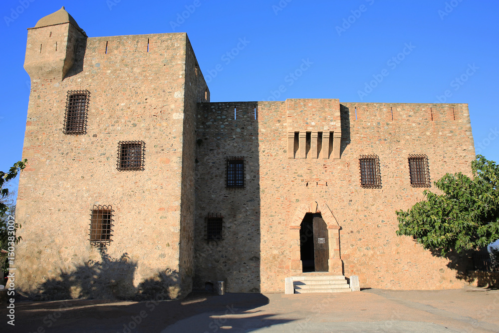 The medieval Castle Aleria on Corsica Island, France