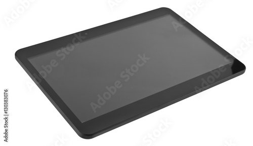 black tablet PC