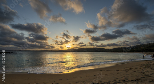 Beautiful coastal in Bouddi national park north beach from Sydney