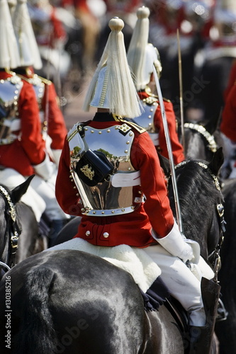 Soldier of Life Guards Regiment at Military Parade parade in London, UK photo