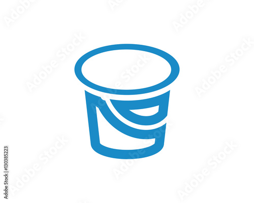 blue bucket