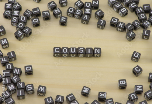 Obraz na płótnie The concept of the word Cousin