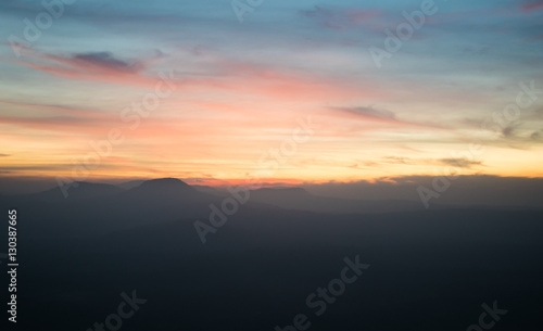 Fototapeta Naklejka Na Ścianę i Meble -  Colorful misty morning in rocks