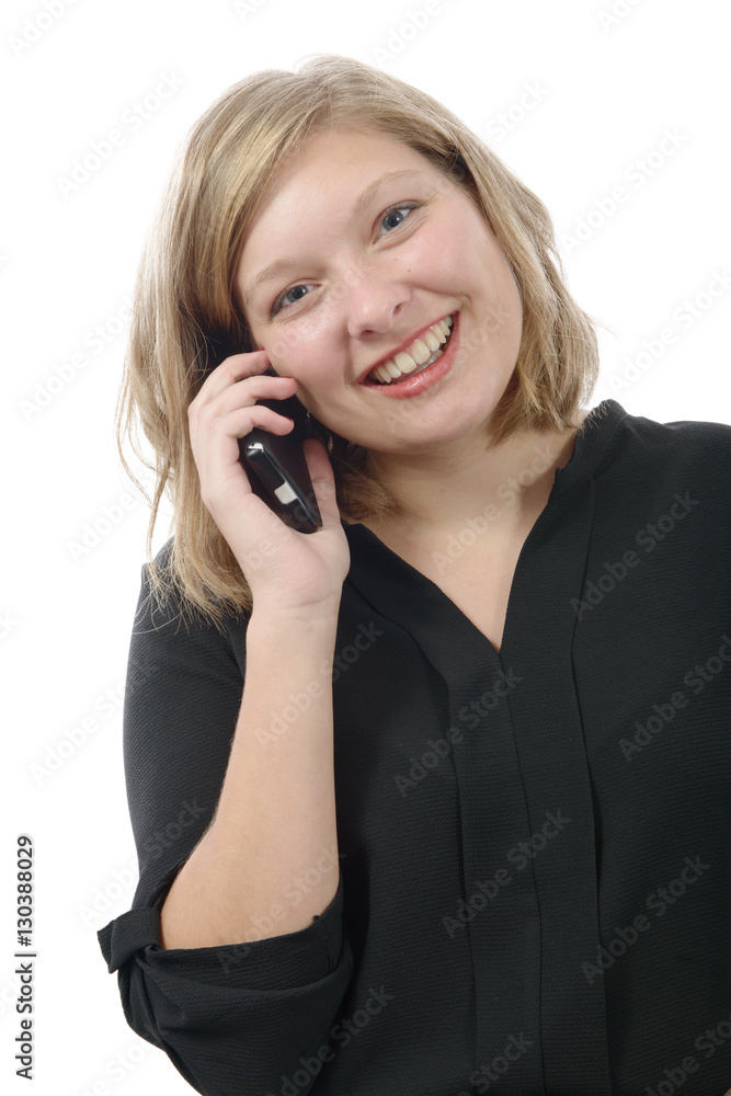 young woman talking to someone on her phone young woman talking to someone on her phone