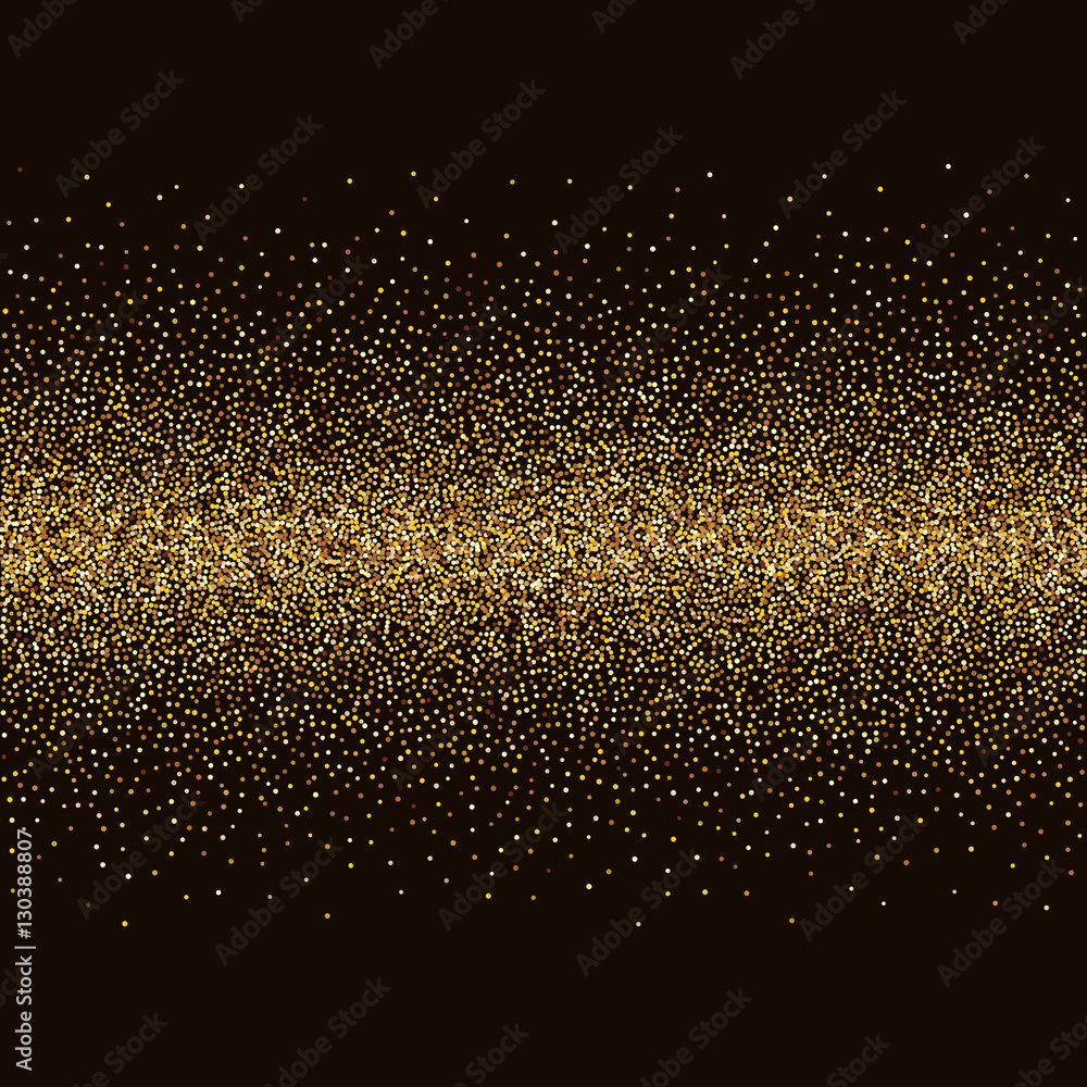 Abstract gold dotted stripe on black background vector card temp Abstract gold dotted stripe on black background vector card temp