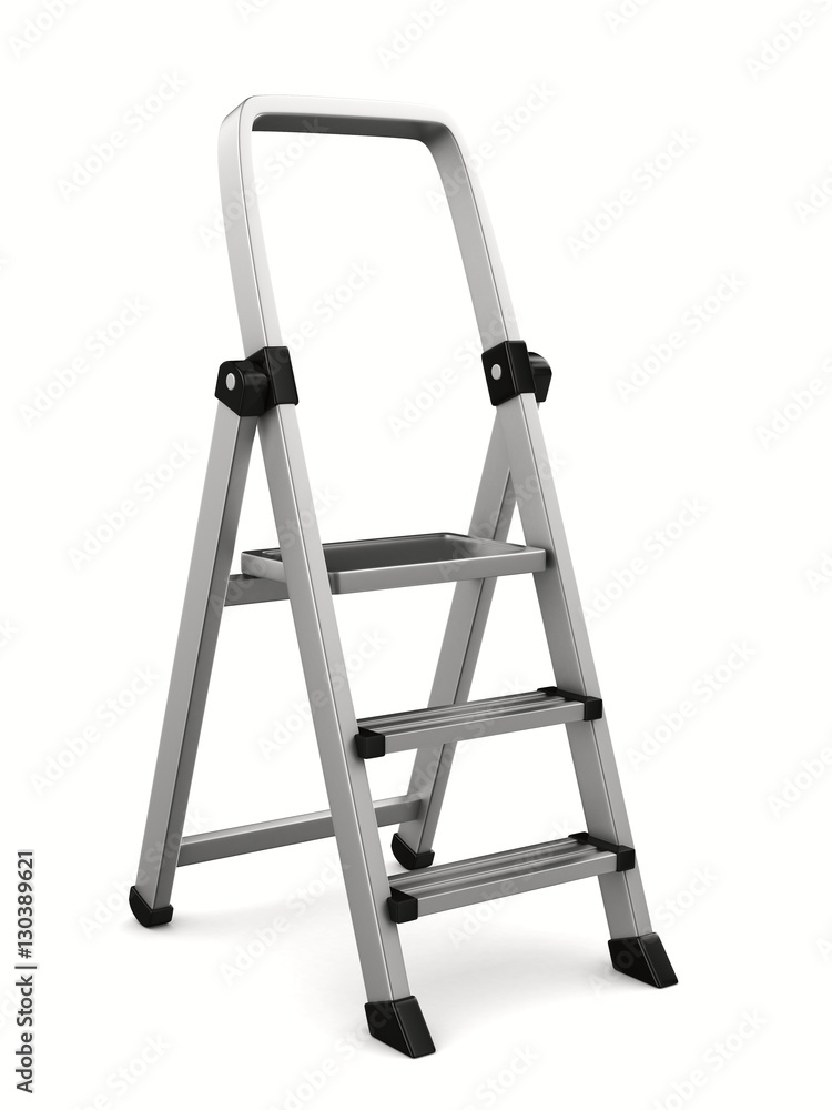 staircase on white background. Isolated 3D image staircase on white background. Isolated 3D image