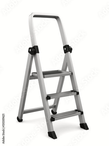 staircase on white backgrou...