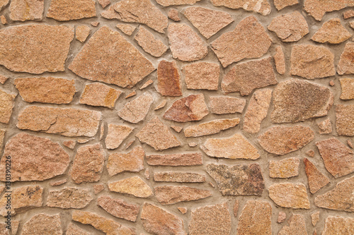 wall of stones with a textured surface