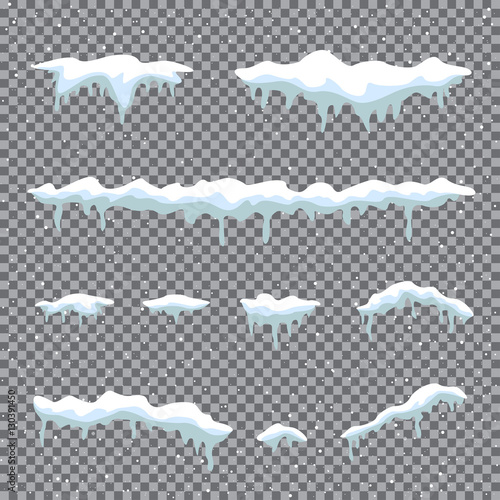 winter snowdrift transparent backdrop