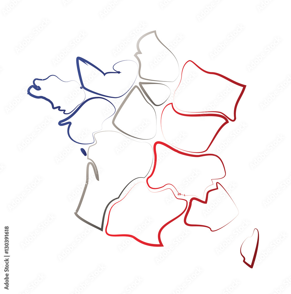 les 13 régions de France