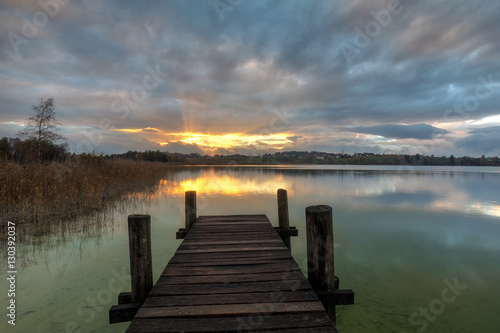 Wallpaper Mural Sonnenuntergang am Pfäffikersee Torontodigital.ca