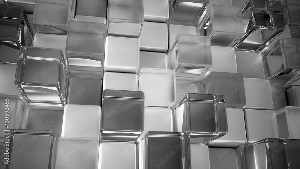 Glass background with cubes, 3d illustration, 3d rendering. Glass background with cubes, 3d illustration, 3d rendering.